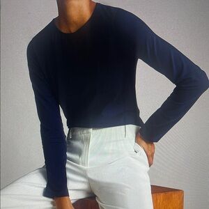 NOBULL Navy Long Sleeve Tee